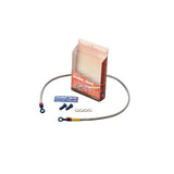 Build A LINE ZRX1200 DAEG (09-12) Rear Brake Hose, Aluminum (Blue/Red) Fitting, Clear Hose,