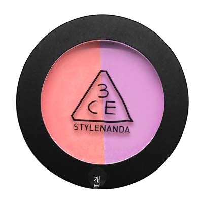 3C E Duo Color Face Blush CREME DE VIOLETTE 5.5g Teak