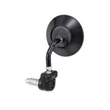 TANAX ANC-104 Napoleon Barendo Mirror C Motorcycle Bar End Mirror, Black, Left and Right USE, Round