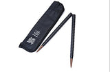 Reverse Scale Taiko Drum Master Personal Drumsticks Remodeling Storage Case Set Taper, Carbide Wood, Black Walnut Boasting Glossiness and Super Super Resilience 0.8 - 13.8 inches (20 - 350 mm) (Black Case Black)