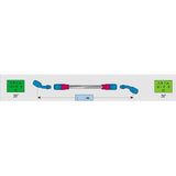 SWAGE LINE (Swedge Line) Easy Order Hose General-purpose Hose Aluminum (Black/Black) Black Moke Horse Bang Joe Adapter attached (20 degrees +20 degrees) 1050mm BAKB-1212M-1050