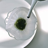 HARIO CDB-02-W Tea Dripper Bouquet, For 1 to 4 Cups, White, Made in Japan