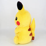 SAN-EI PZ60 Pokmon Plush Merchandise Series Potehagu Cushion Plush Toy, Pikachu