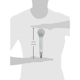 KVK PZS312GS-2 Water Saving E-Shower nf Shower Head + Shower Hose (Grey) Attachment