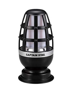 CAPTAIN STAG UK-4060 Lantern Light, LED Flicker, Brightness: 15 - 30 Lumens, Lighting Time: 6 - 10 Hours, Black