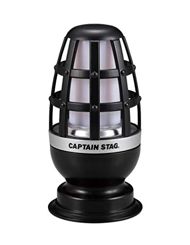 CAPTAIN STAG UK-4060 Lantern Light, LED Flicker, Brightness: 15 - 30 Lumens, Lighting Time: 6 - 10 Hours, Black