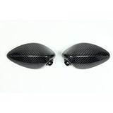 MAGICAL RACING NK1 Mirror Type 4 Head (Twill Weave Carbon) Silver Long Elbow 95mm Positive 10mm/ Positive 10mm A01-TWNS-R4011