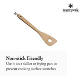 Snow Peak CS-215 Cooking Spatula, Wood Grain, 13.0 x 2.8 x 0.6 inches (330 x 70 x 15 mm)