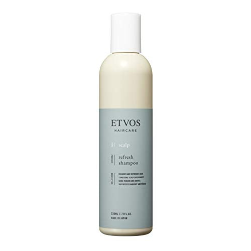 ETVOS Refresh Shampoo 230ml Refreshing Non-Silicone Amino Acid Based Scalp Smell Sticky Scalp Care [Unisex]