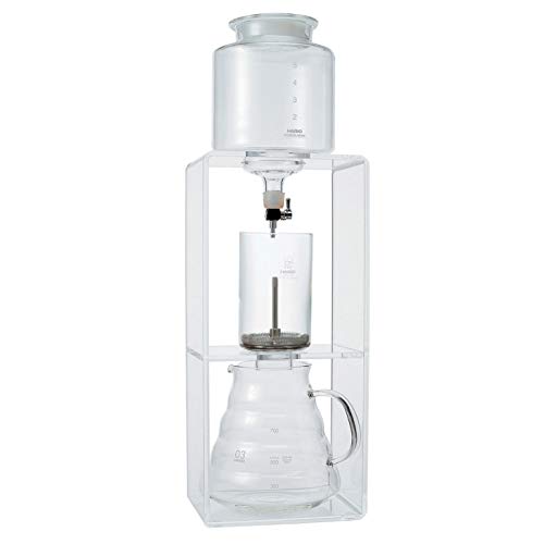 HARIO WDC-6 Water Dripper, Clear, Cold Breed, Coffee, 2 to 6 Cups