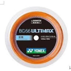 YONEX BG66 ULTIMAX 200m Roll BG66UM-2" Badminton String