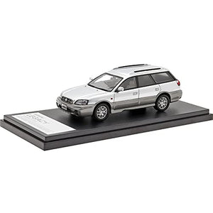 Hi Story 1/43 Subaru LEGACY Lancaster 6 (2001) Premium Silver Metallic/Quartz Grey Opal Finished Product