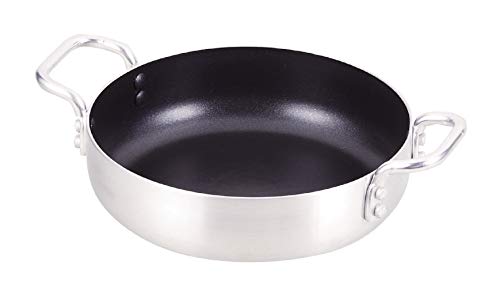 Pearl metal two-handed pan Silver 18cm Tabletop pan that can also be used in the oven Table top HB-3962