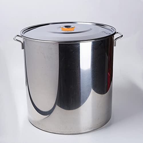 Large Pot with Lid, 36.6 gal (98 L), Stainless Steel, Commercial Use, Cooking, Events, Festivals, Events, Events, Events, Events, Events, Events, Events, Events, Events, Events, Events, Events,