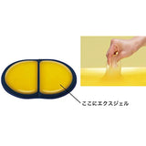 EXGEL Mini Punipuni Plus Lime Cushion, Won't Hurt Your Buttocks, Compact, Made in Japan, Portable, Foldable, Urethane