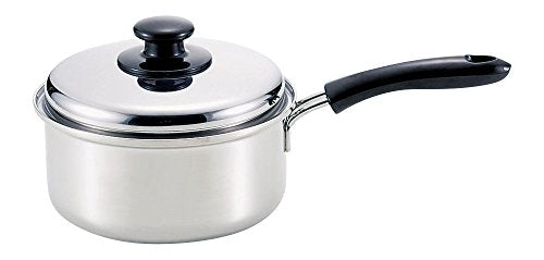 Peace Fraise Made in Japan Three-layer steel One-handed pan 18cm IH gas compatible Styler Luce SR-8912 with lid