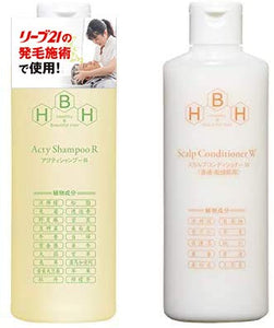 Hair Growth Specialist Leave 21 Acty Shampoo R & Scalp Conditioner W (For Normal/Dry Skin) 300ml Set