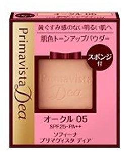 Kao SOFINA Primavista Deer Skin Color Tone Up Powder Foundation UV #Ocher 05 Refill (Foundation)