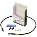 Build Align (Build A Line) Front Brake Hose Stainless Steel (Black) Fitting Black Hose Direct SV400S (-99) * With cowl 20753230