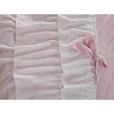 Princess Series Pink Fluffy Bed Cover Set