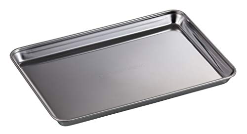CAPTAIN STAG UG-3274 UG-3275 BBQ Square Tray Bat, Ash Holder, Stainless Steel, Made in Japan