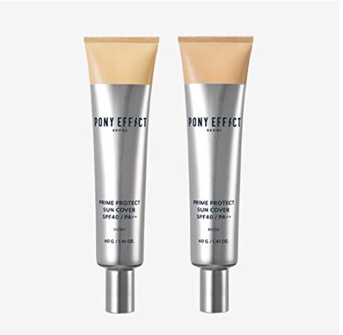 Genuine Official Shop | PONY EFFECT Prime Protect Sun Cover | Beige | Sunscreen, Tone Up UV Essence, Korean Cosmetics