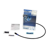 Swage LINE ZEPHYR400 Front Brake Hose Kit, Aluminum, black Smoke Hose, Zephyr (89-92) BAFB628 [HTRC3]