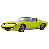 Kyosho Original KS08317Y Lamborghini Miura P400SV Yellow/Silver, Finished Product