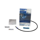 Swage LINE ZEPHYR400 Front Brake Hose Kit, Aluminum, black Smoke Hose, Zephyr (89-92) BAFB628 [HTRC3]