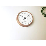 KATOMOKU muku clock 13 oak radio clock continuous second hand km-104ORRC 12.0 inches (306 mm) (radio clock)