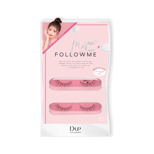 D-UP Eyelash FOLLOWME 01#Mignon False Eyelashes 2 Pairs