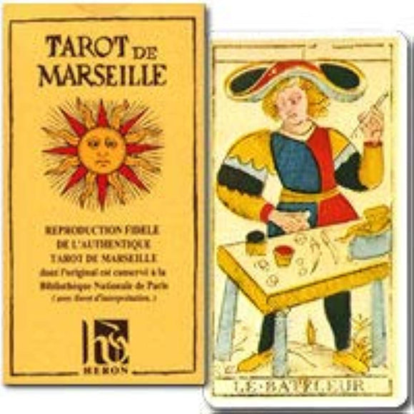 Tarot Cards, Divination Cards, 78 Cards, Nicola Convel Edition, Tarot de Marseilles, Japanese Instruction Manual (English Language Not Guaranteed)