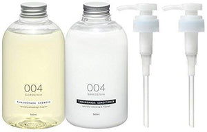 [Dispenser Set] TAMANOHADA Shampoo & Conditioner 004 Gardenia 540ml