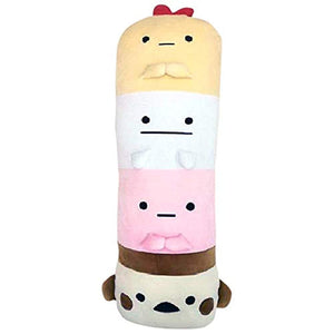 Sumikko Gurashi Cat Pillow Large Plush Toy (Shabi Furai Tail & Ghost & Tapioca & Suzume)