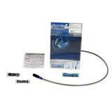 Swage LINE Front Brake Hose Kit, Aluminum, Clear Hose