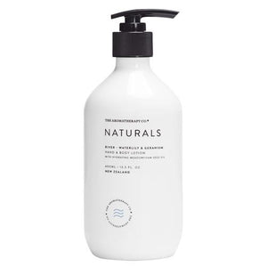 new NATURALS Naturals Hand & Body Lotion River Waterlily & Geranium