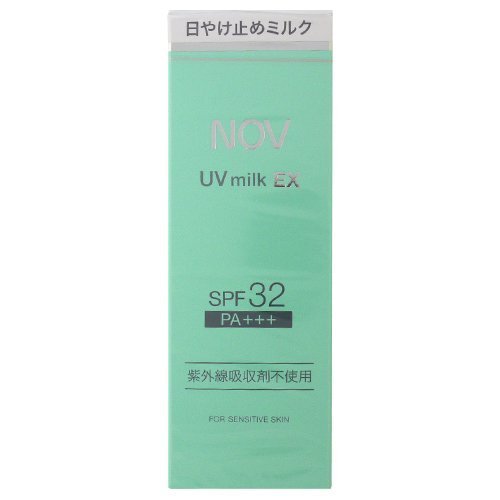 [NOV] Nobu UV Milk EX 35g [SPF32/PA+++] [Sunscreen] [Tokiwa Yakuhin] (Noevir for sensitive skin, hypoallergenic)