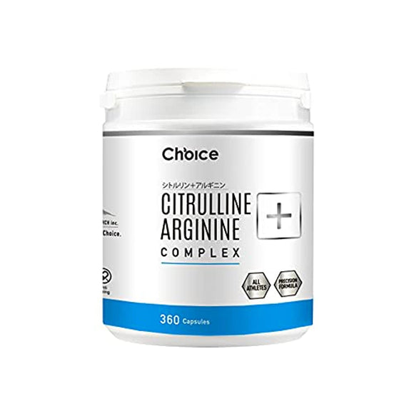 Choice CITRULLINE+ARGININE (citrulline + arginine) 360 capsules amino acid [plant-derived capsules] citrulline arginine green tea extract domestic production [parallel import goods]