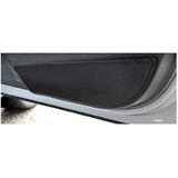 Core Obj CARBON TONE DOOR KICK GUARD FOR VOLKSWAGEN GOLF8 CD Door Kick Guard golf8 Co-Cdk-G8 Black
