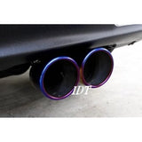 Lexus RX 270 350 350H Two outlets muffler cutter titanium color parts dress -up oval stainless steel outlet custom