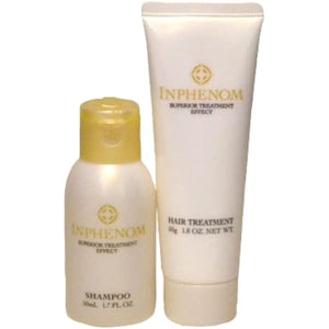 Milbon Inphenom Shampoo 50ml & Treatment 50g Travel Trial Mini Size Set Milbon