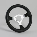 Steering (N28PSH) 28φ PVC Leather Silver SPOKE NISMO DATSUN TYPE HORN BUTTON INCLUDED 28 Pies