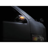 Valenti Jewel LED LED Door Mirror Winker Clear/Chrome White NV350 Caravan H24.6- E26 DMW-350CW-QM1