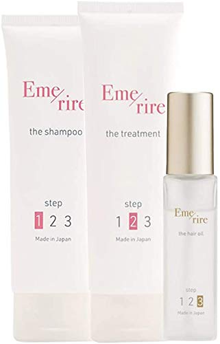 Emeril Set Product Shampoo Treatment Hair Oil Emerire Hyaluronic Acid Non-Rinse Set Gel Shampoo Moisturizing [Money Back Guarantee]