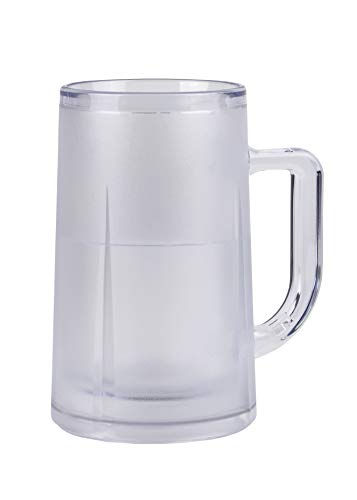 Captain Stag M-1006 BBQ Glass Beer Stein Foaming Cool 13.5 fl oz (400 ml)