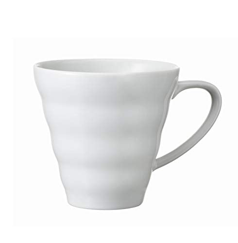 HARIO CMC-300-W V60 Ceramic Mug, White, Full Water Capacity: 10.1 fl oz (300 ml)