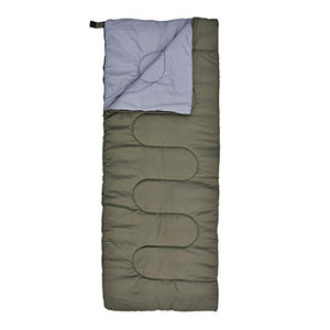 BUNDOK BDK-59 Envelope-Type Sleeping Bag, Double-Sided Zipper, Suitable Temperature Range About 22F (10C)