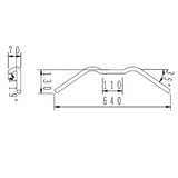 HURRICANE CBR250R HBK662B Bar Handle Kit, Black