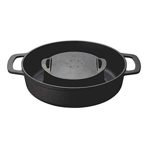 Doshisha sukiyaki pot 28cm with recipe for gas fire Black sukiyaki pot LivE