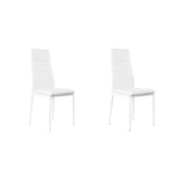 OSJ Velvet Dining Chair, 2 Chairs, White, Velvet, Dining Chair, Modern, Scandinavian, Dining Chair, Black, 27.6 x 15.7 x 3.9 inches (70 x 40 x 10 cm)